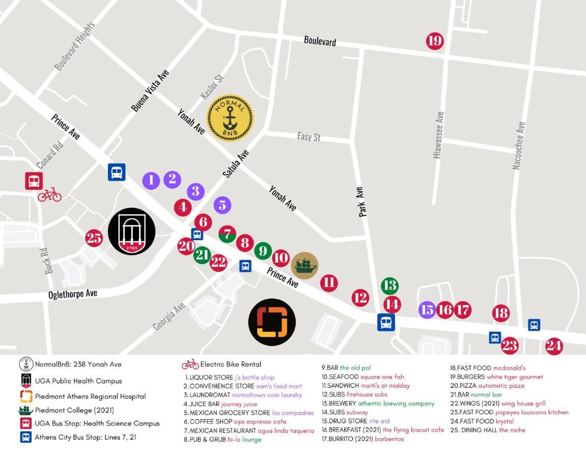 Normalbnb - 2 Blocks From Restaurants, Bars, Hospital Athens Eksteriør bilde